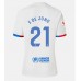 Barcelona Frenkie de Jong #21 Voetbalkleding Uitshirt 2023-24 Korte Mouwen